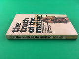 The Truth of the Matter by John Lutz Vintage 1971 Pocket Paperback Violence Suspense Lies