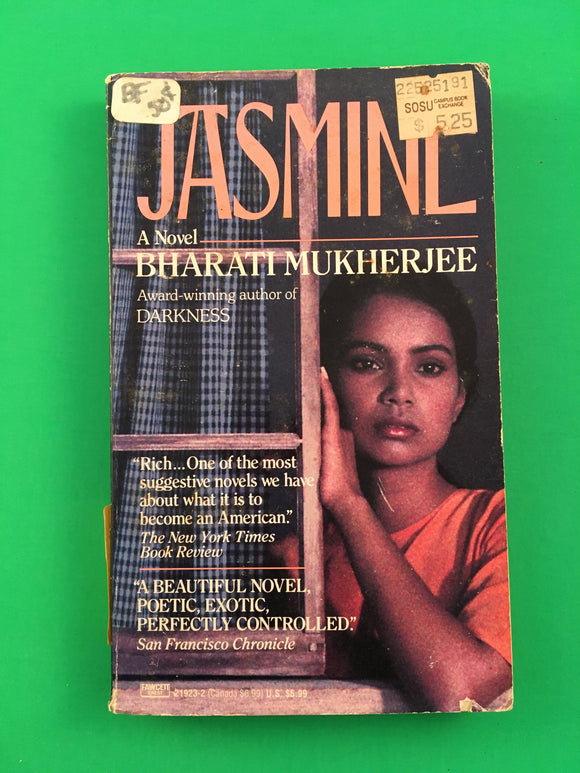 Jasmine by Bharati Mukherjee Vintage 1991 Fawcett Crest Paperback India Immigrant
