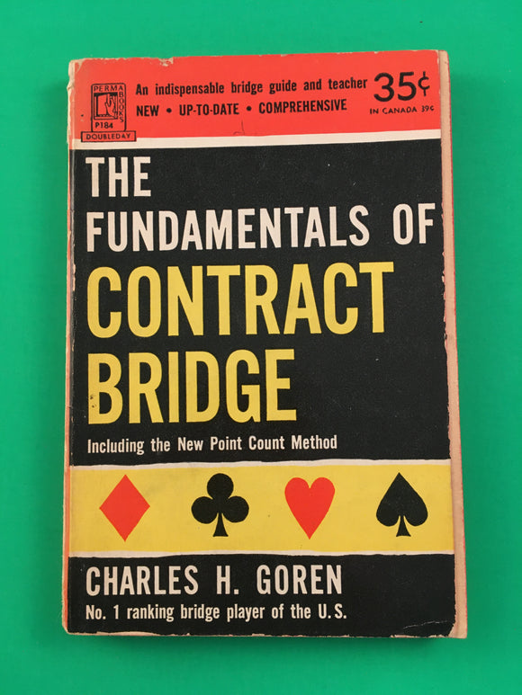 The Fundamentals of Contract Bridge by Charles Goren Vintage 1953 Permabooks Paperback Guide Card Game