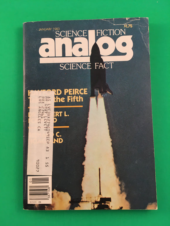 Science Fiction Fact Analog Digest Magazine Jan January 1983 SciFi Vintage Peirce Forward Hoagland