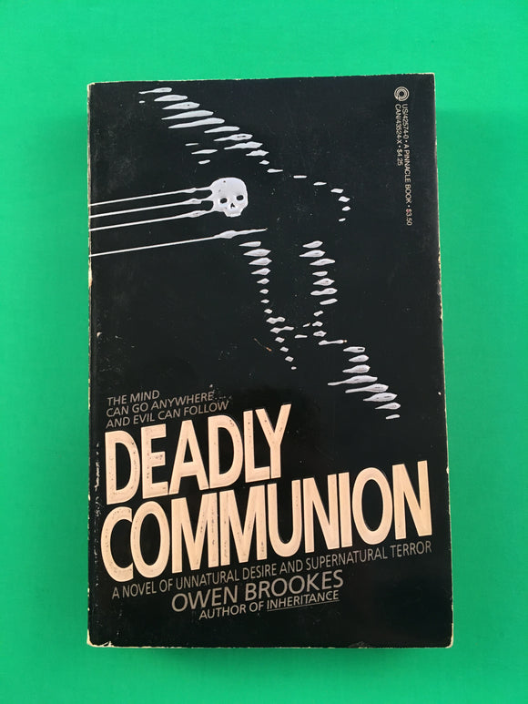 Deadly Communion by Owen Brookes Vintage 1984 Pinnacle Paperback Horror Thriller