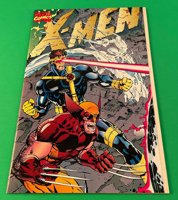 X-Men #1 X-Men Issue #1 Marvel Comics 1991 Wolverine Cyclops Foldout Cover Jim Lee