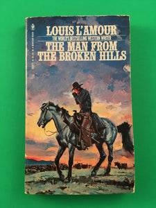 The Man from the Broken Hills by Louis L'Amour Vintage 1975 Bantam Western PB