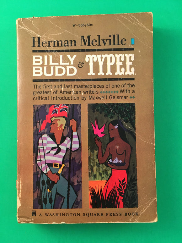 Billy Budd & Typee by Herman Melville Vintage 1968 Washington Square Press WSP