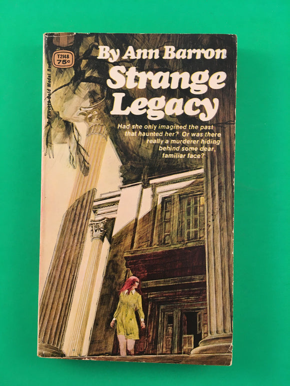 Strange Legacy Ann Barron Vintage 1969 Gold Medal Gothic Murder Mystery Romance