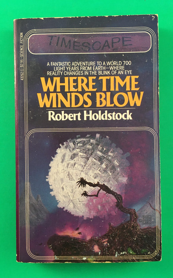 Where the Wind Blows by Robert Holdstock 1982 PB Paperback Vintage Timescape