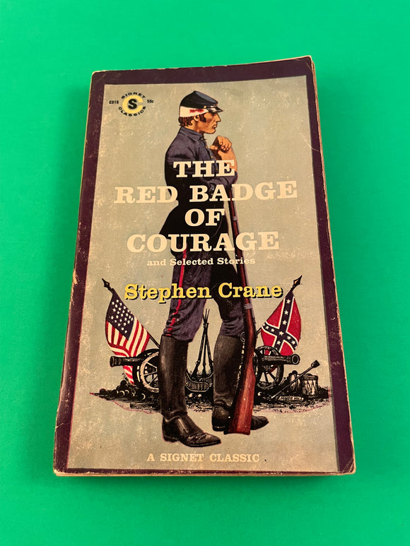 The Red Badge of Courage and Selected Stories by Stephen Crane Vintage 1961 Signet Classics Paperback Civil War