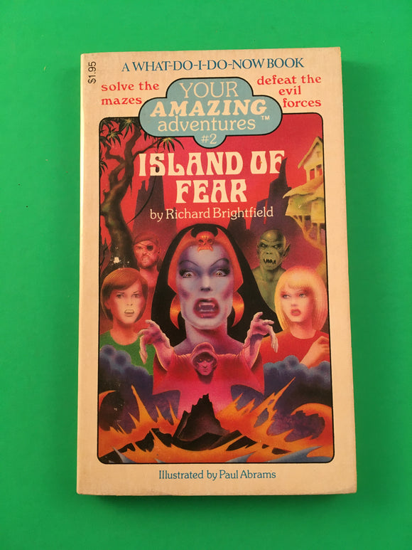 Island of Fear by Richard Brightfield Your Amazing Adventures #2 PB Vintage 1984