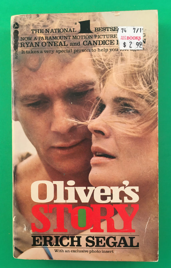 Oliver's Story by Erich Segal PB Paperback 1978 Vintage Movie Tie-In