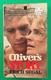 Oliver's Story by Erich Segal PB Paperback 1978 Vintage Movie Tie-In