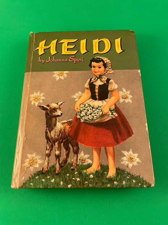 Heidi by Johanna Spyri Vintage Whitman 1955 Hardcover HC Kids Childrens Classic