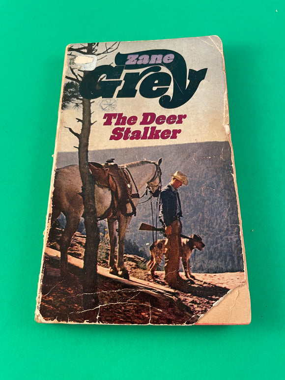 The Deer Stalker by Zane Grey Vintage 1968 Pocket Paperback Western Kaibab Deer Drive Grand Canyon