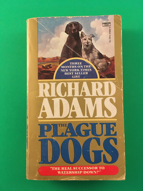 The Plague Dogs by Richard Adams Vintage 1978 Fawcett Crest Paperback