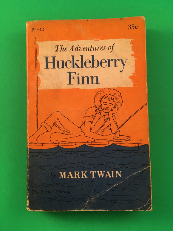 The Adventures of Huckleberry Finn by Mark Twain Vintage 1957 Pocket Classic Paperback Mississippi