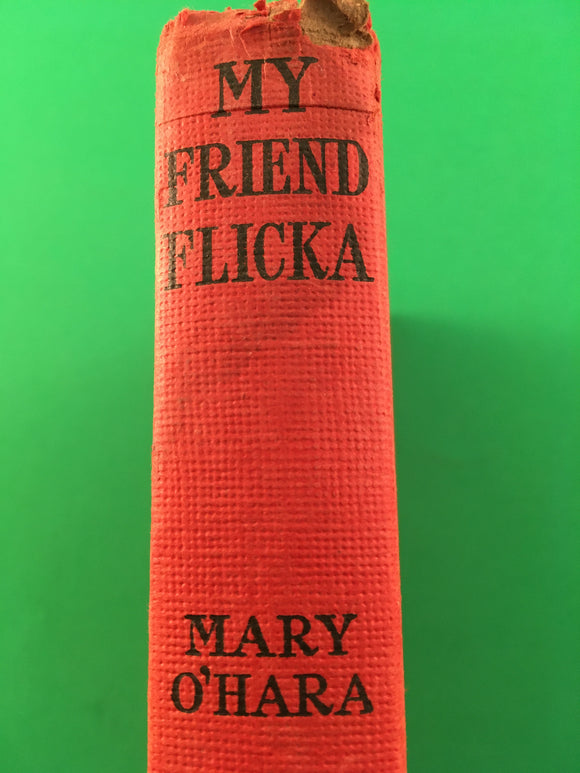 My Friend Flicka by Mary O'Hara Vintage 1941 Lippincott 35th Hardcover HC Horse Kids Classic