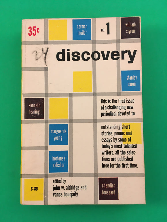Discovery # 1 Aldridge 1953 Short Stories Poems Essays Mailer Styron Ginsberg PB
