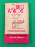 Three Worlds to Conquer by Poul Anderson Vintage Pyramid 1964 SciFi Paperback PB