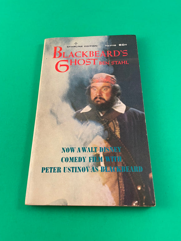 Blackbeard's Ghost by Ben Stahl Vintage 1968 Scholastic Starline Disney Movie Tie-in Paperback Peter Ustinov