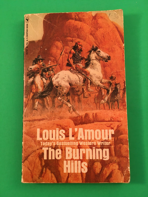 The Burning Hills by Louis L'Amour PB Paperback 1972 Vintage Western