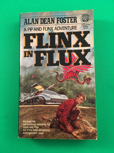 Flinx in Flux by Alan Dean Foster PB Paperback 1988 Vintage SciFi Del Rey Book