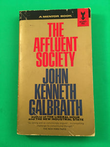 The Affluent Society by John Kenneth Galbraith PB Paperback 1958 Economics