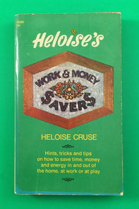Heloise's Work & Money Savers PB Paperback 1969 Vintage Lifestyle Economics