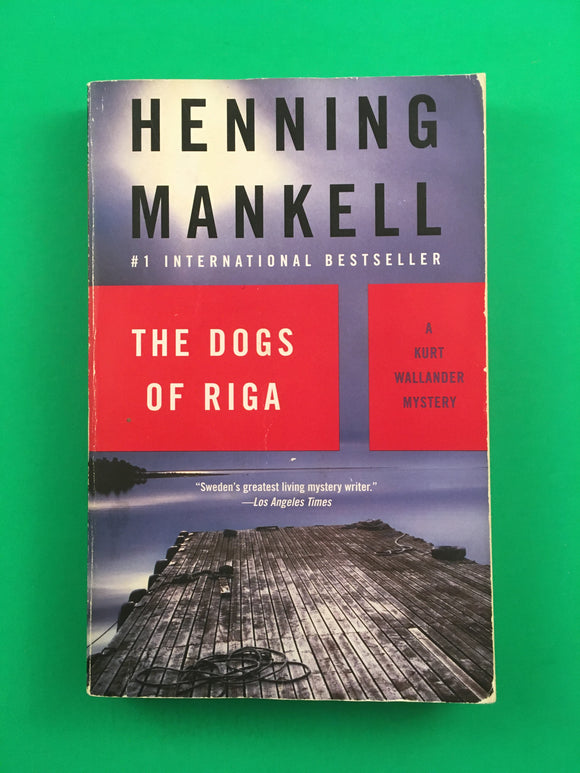 The Dogs of Riga by Henning Mankell Vintage 2001 Crime Black Lizard TPB Paperback Kurt Wallander Mystery Detective Sweden