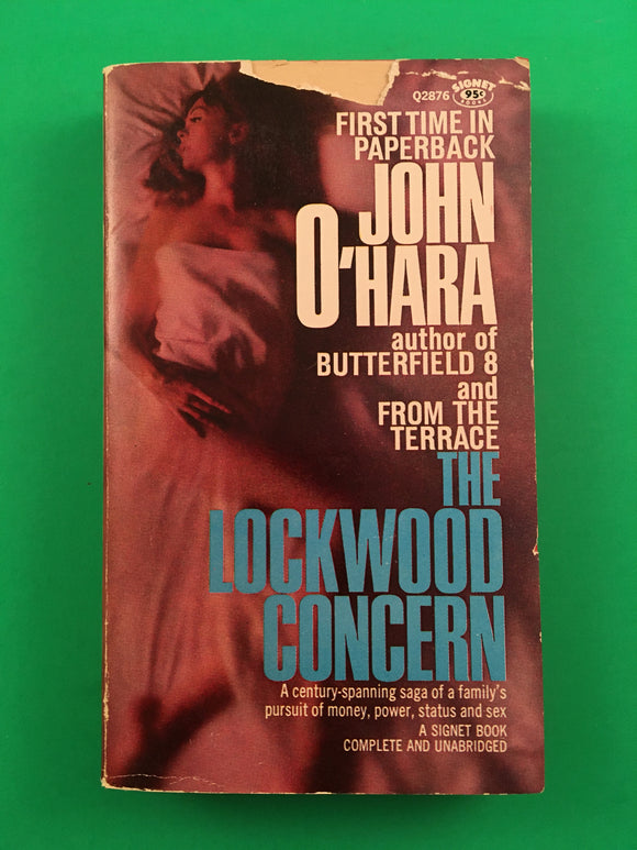 The Lockwood Concern by John O'Hara Vintage 1966 Signet Paperback Family Dynasty Saga