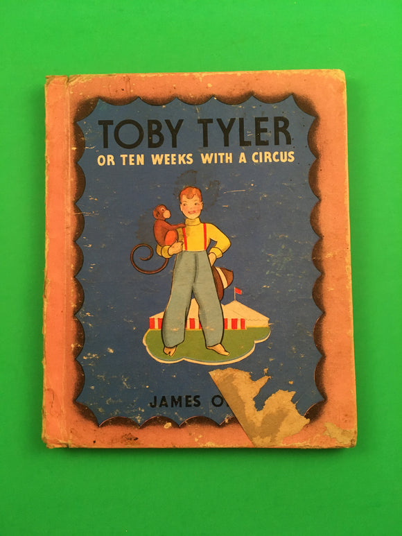 Toby Tyler or Ten Weeks with a Circus by James Otis Vintage 1938 Whitman Mini Kids Hardcover HC Classic