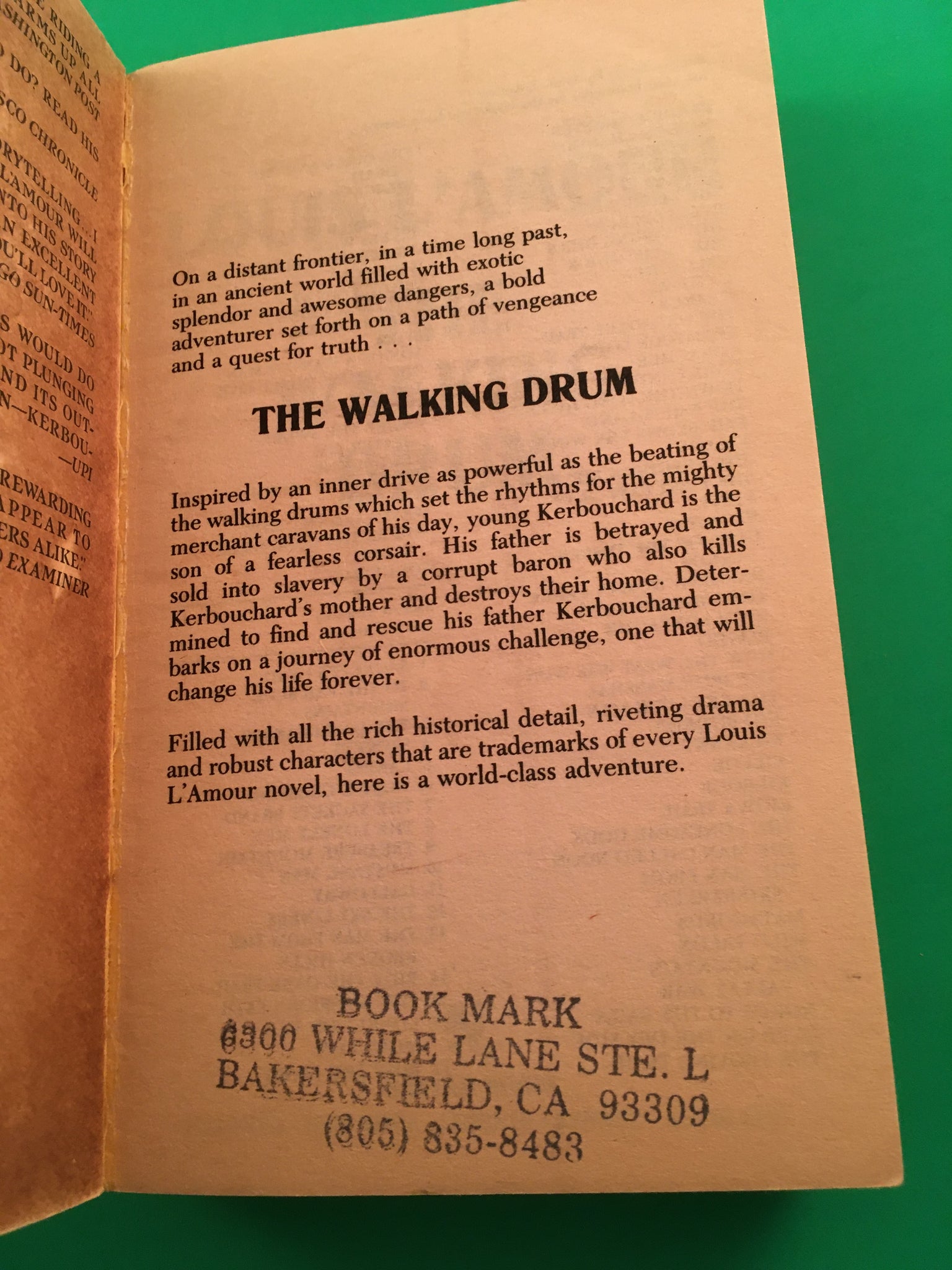 The Walking Drum by Louis L'Amour: Riveting Historical Fiction