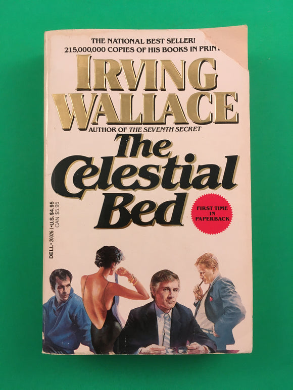 The Celestial Bed by Irving Wallace Vintage 1988 Dell Paperback Dr. Freeberg Sex Clinic Therapy Surrogates