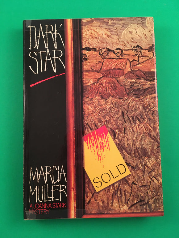 Dark Star by Marcia Muller Vintage 1989 Joanna Stark Mystery Hardcover HC St. Martin's Press