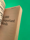 1000 Most Important Words by Norman Schur Vintage 1982 First Edition Ballantine Paperback Reference Vocabulary Dictionary