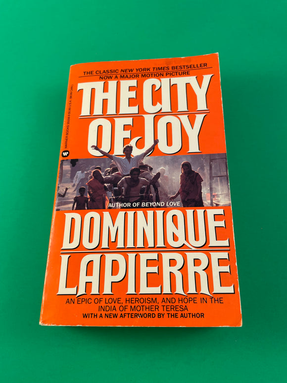 The City of Joy by Dominique Lapierre Vintage 1991 Warner Movie Tie-in Paperback Patrick Swayze Calcutta India