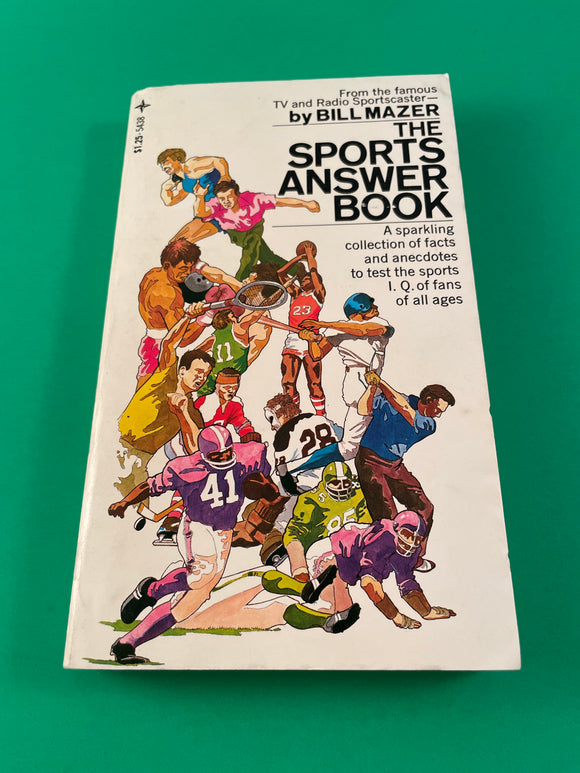 The Sports Answer Book by Bill Mazer Vintage 1972 Tempo Facts Anecdotes Trivia Paperback