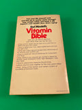 Earl Mindell's Vitamin Bible Nutritionist Pharmacist Vintage 1981 Nutri Warner Paperback Health RDAs Supplements