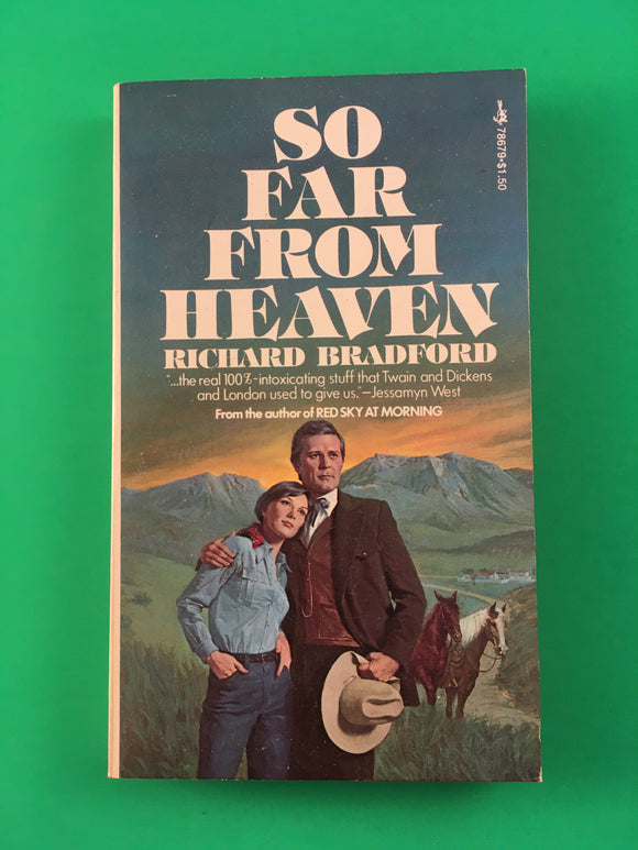 So Far From Heaven by Richard Bradford 1974 PB Paperback Vintage Pocket Books