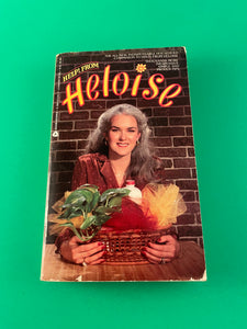 SIGNED Help! from Heloise Vintage 1982 Avon Paperback Tips Stains Shop Cook Pets