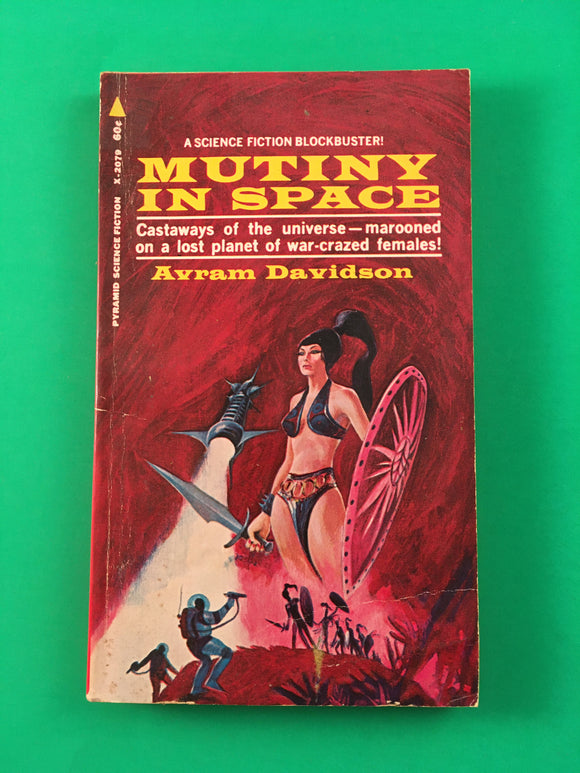 Mutiny in Space by Avram Davidson Vintage 1969 Pyramid SciFi Paperback War Women