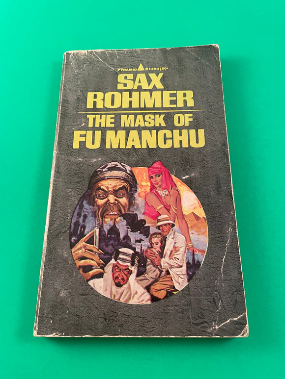 The Mask of Fu Manchu by Sax Rohmer Vintage 1967 Paperback Pyramid Adventure PB