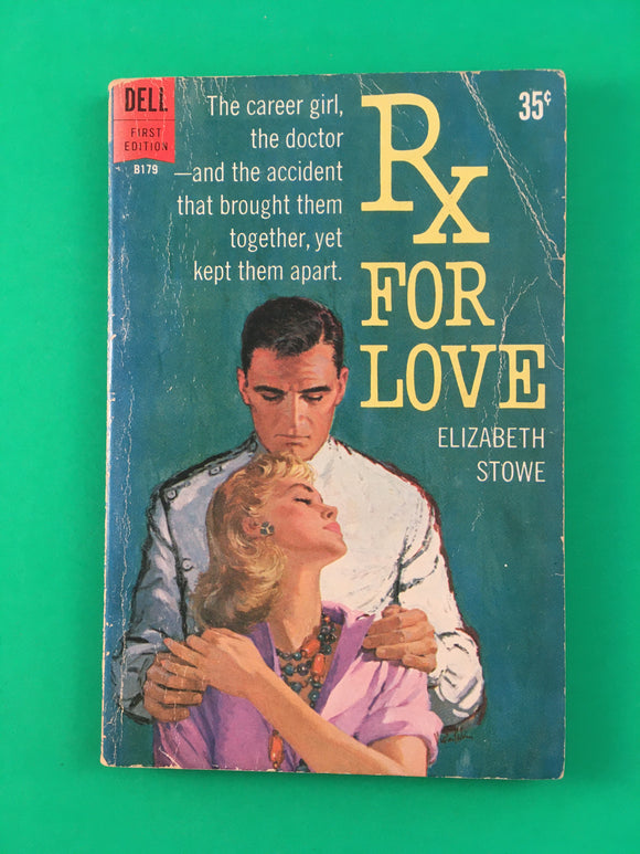 Rx for Love by Elizabeth Stowe PB Paperback 1960 Vintage Dell Hospital Romance