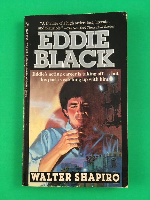 Eddie Black by Walter Shapiro PB Paperback 1987 Vintage Crime Thriller Penguin