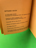 September Moon by John Moore Vintage 1966 Pyramid Paperback Romance Hops England