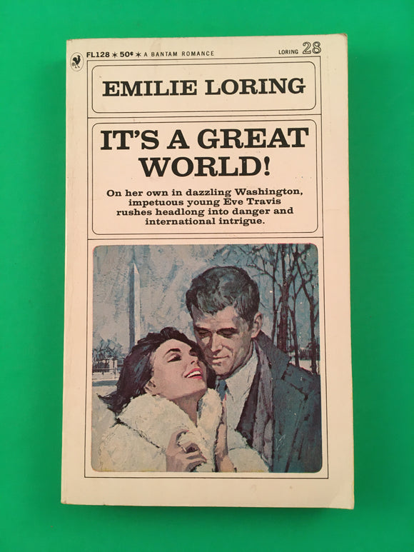 It's a Great World Emilie Loring Vintage 1967 Bantam Romance Washington Intrigue