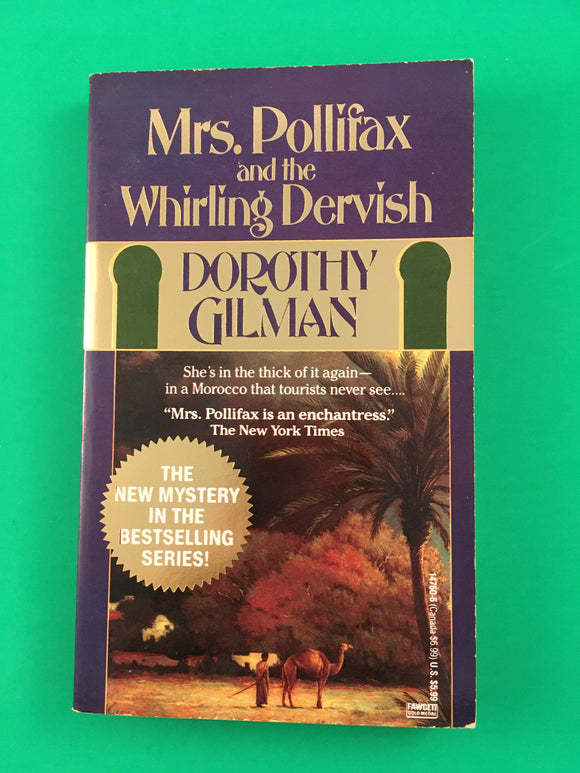 Mrs. Pollifax and the Whirling Dervish by Dorothy Gilman Mystery 1991 Gold Medal