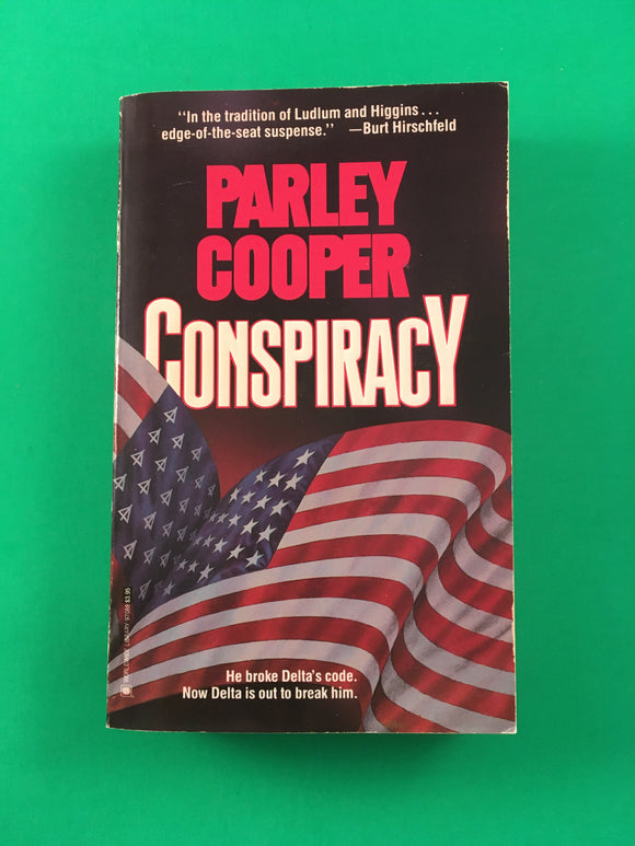 Conspiracy by Parley Cooper PB Paperback 1988 Vintage Thriller Suspense Crime