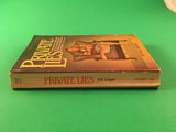 Private Lies by MK Cooper PB Paperback 1980 Rare Vintage Crime Thriller