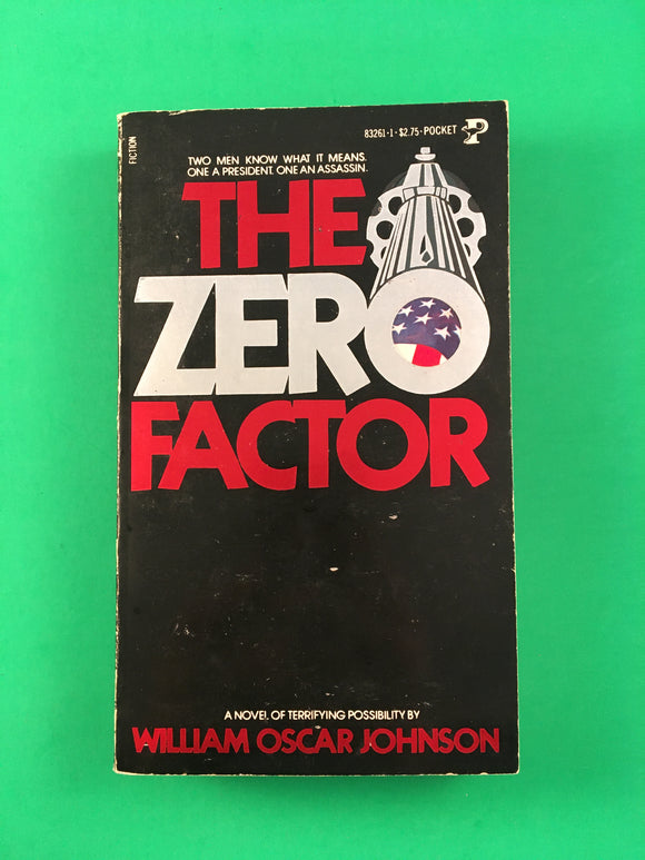 The Zero Factor by William Johnson PB Paperback 1980 Vintage Crime Thriller