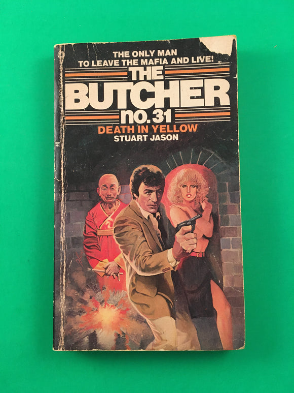 The Butcher #31 Death in Yellow by Stuart Jason PB Paperback 1981 Vintage Action