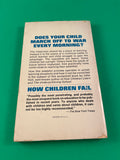 How Children Fail by John Holt Vintage 1974 Dell Paperback Education School Classroom Learning